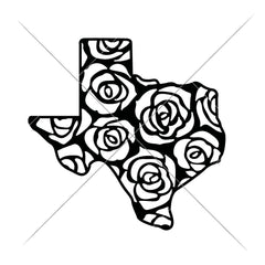 Texas Roses Svg Png Dxf Eps Svg Dxf Png Cutting File