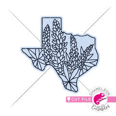 Texas state flower SVG png dxf eps jpeg SVG DXF PNG Cutting File