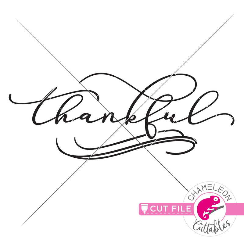 Thankful Thanksgiving svg png dxf eps jpeg SVG DXF PNG Cutting File