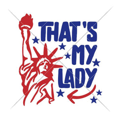 Thats My Lady - For Boys 4Th Of July Shirt Svg Png Dxf Eps Svg Dxf Png Cutting File
