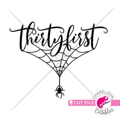 Thirty First Spiderweb Halloween svg png dxf eps jpeg SVG DXF PNG Cutting File