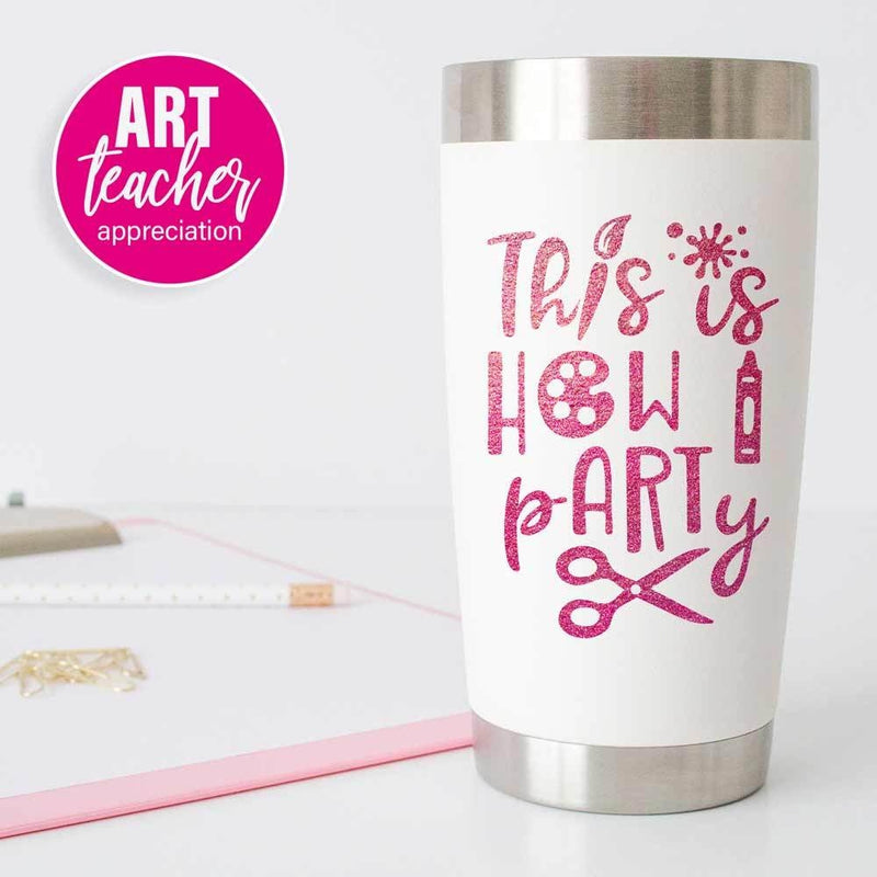This how I pARTy - Art School Teacher Appreciation svg png dxf eps SVG DXF PNG Cutting File