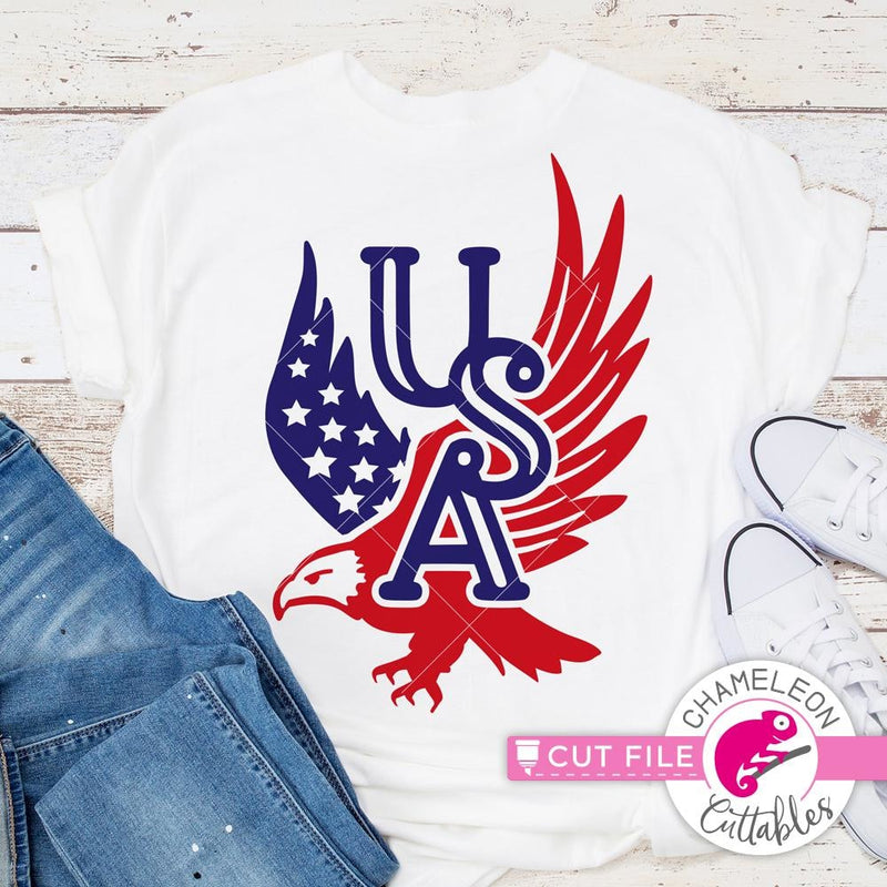 Usa American Eagle Svg Png Dxf Eps Svg Dxf Png Cutting File