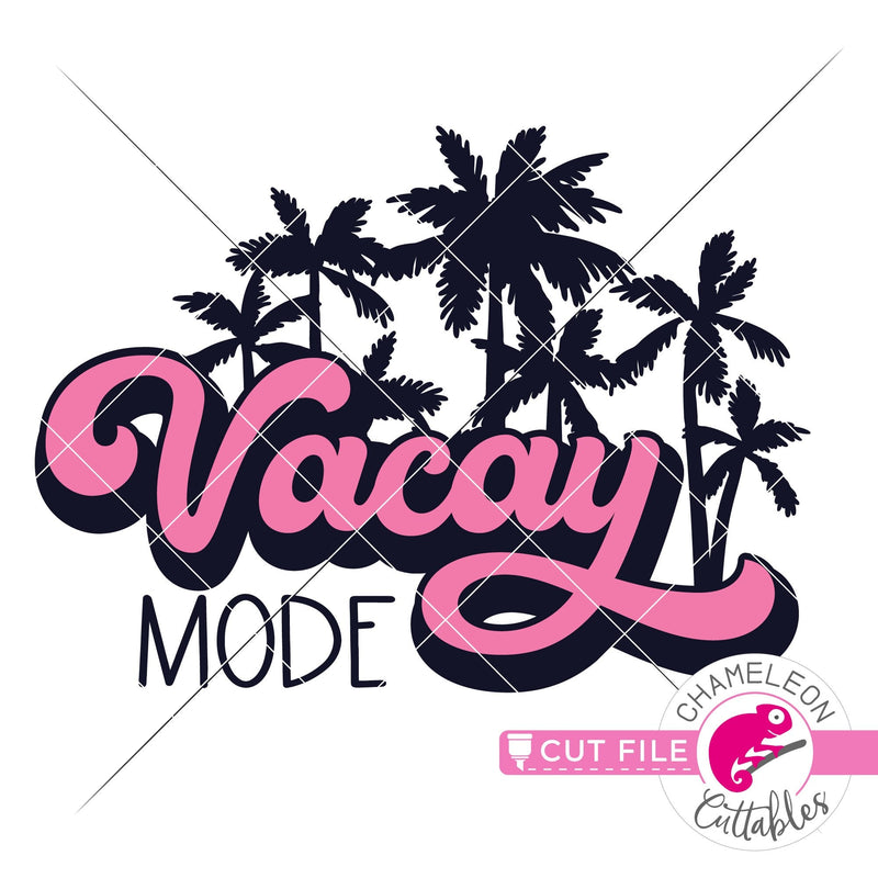 Vacay Vibes retro Beach svg png dxf eps jpeg SVG DXF PNG Cutting File