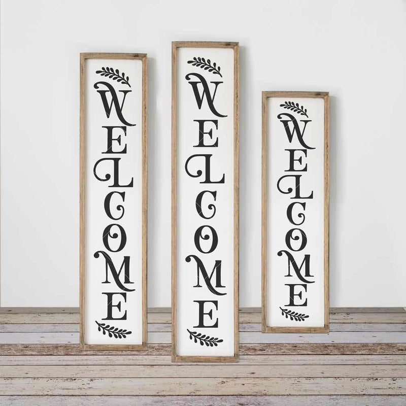 Welcome Front Door Sign Svg Png Dxf Eps Svg Dxf Png Cutting File