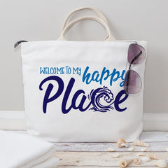 Welcome To My Happy Place Beach Wave Surfing Svg Png Dxf Eps Svg Dxf Png Cutting File
