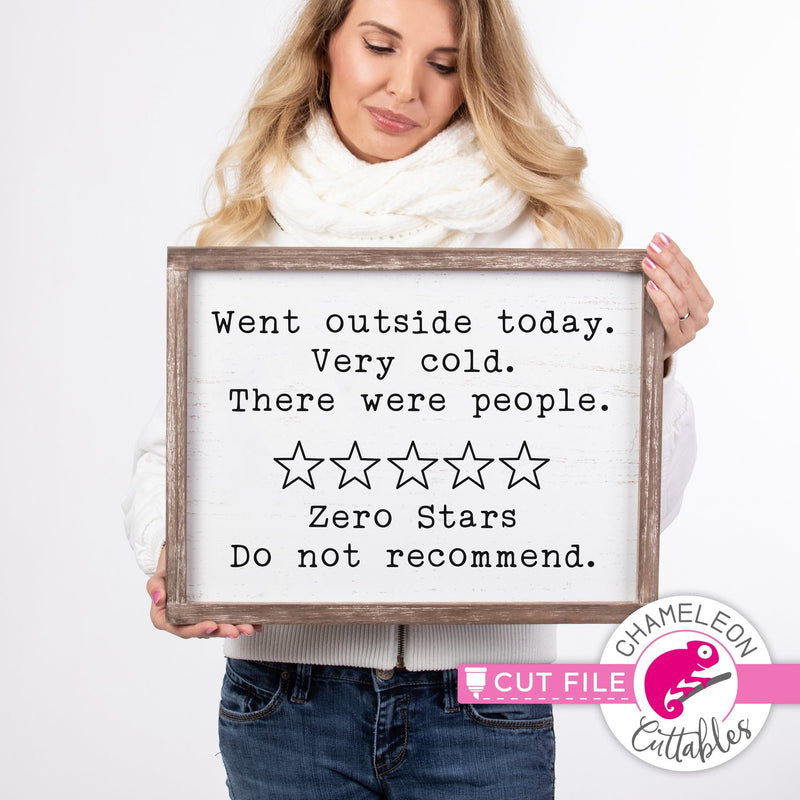 Went outside today svg png dxf eps jpeg SVG DXF PNG Cutting File