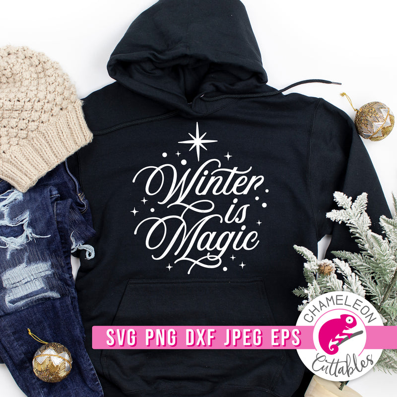 Winter is Magic svg png dxf eps jpeg