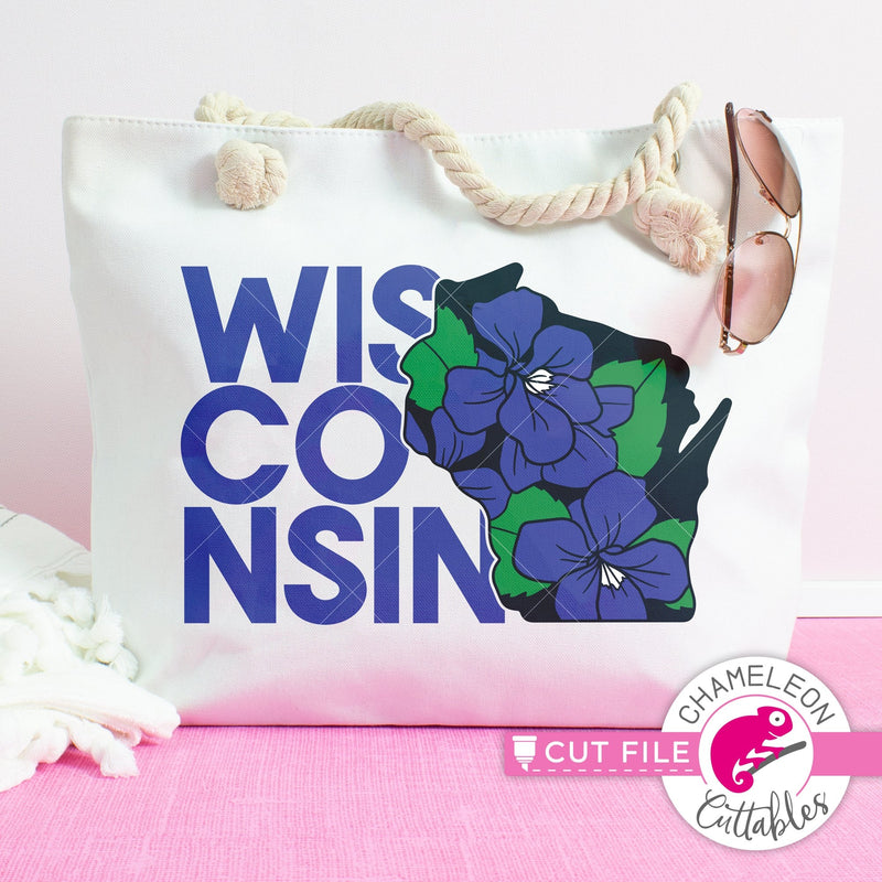 Wisconsin state flower blue violet svg png dxf eps jpeg SVG DXF PNG Cutting File