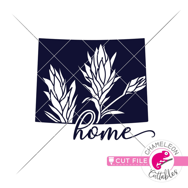 Wyoming state flower Indian Paintbrush home svg png dxf eps jpeg SVG DXF PNG Cutting File