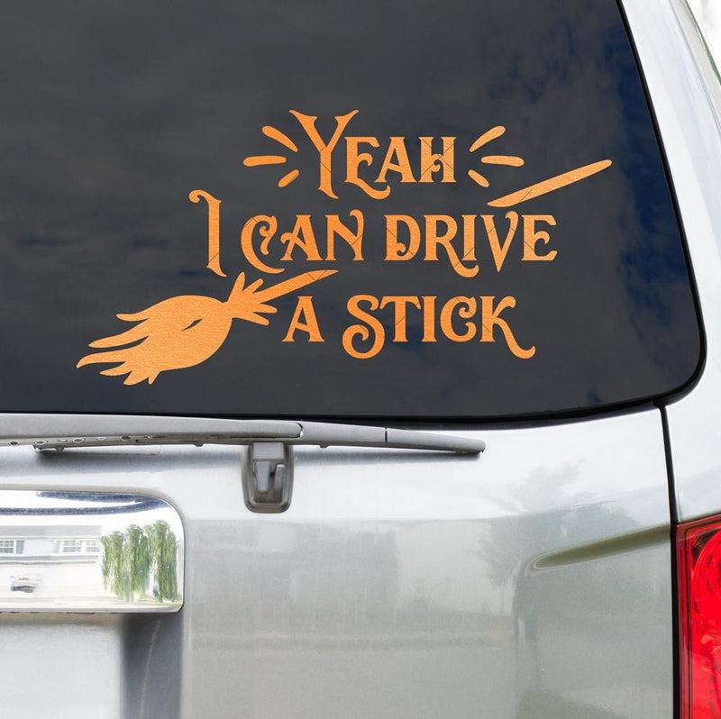 Yeah I Can Drive A Stick Svg Png Dxf Eps Svg Dxf Png Cutting File