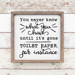 You never know what you have Toilet paper svg png dxf eps SVG DXF PNG Cutting File