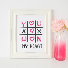 You Won My Heart Svg Png Dxf Eps Svg Dxf Png Cutting File